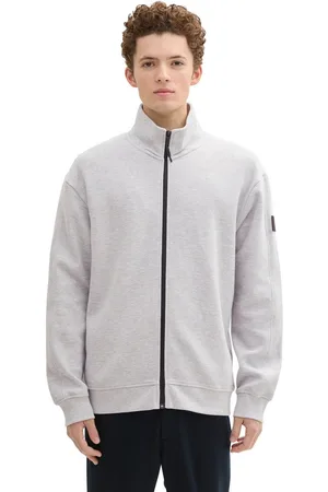 TOM TAILOR Sweatvest met opstaande kraag