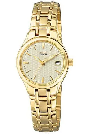 Citizen Solarhorloge EW1264-50A Polshorloge, dameshorloge, roestvrijstalen band, datum