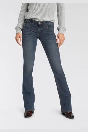 ARIZONA Bootcut jeans Met geren uitlopende pasvorm, lage taille, elastisch materiaal