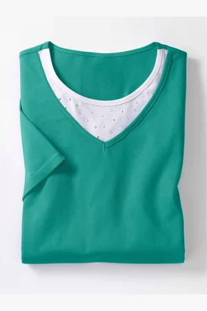 Classic Basics Shirt met korte mouwen 2-in-1-Shirt (1-delig)