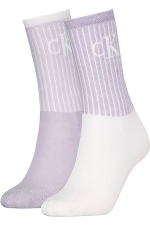 Calvin Klein Sokken CKJ WOMEN SOCK 2P GLOSSY RIB (2 paar, 2 paar)