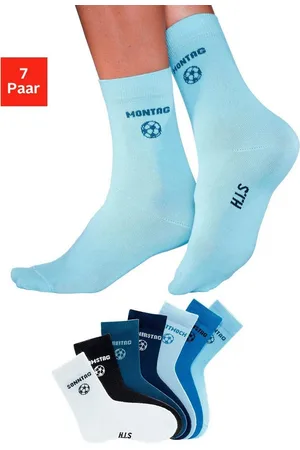 H.I.S Sokken voor kinderen met voetbalmotief (set, 7 paar)