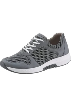 Gabor Sneakers met sleehak met optifit verwisselbare binnenzool, vrijetijdsschoen, lage schoen, veterschoen