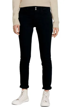 TOM TAILOR Skinny fit jeans Alexa Skinny met een dubbele knoopsluiting