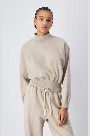 Champion Sweatshirt Mock Turtle Neck Long Sleeves Sweatshirt
