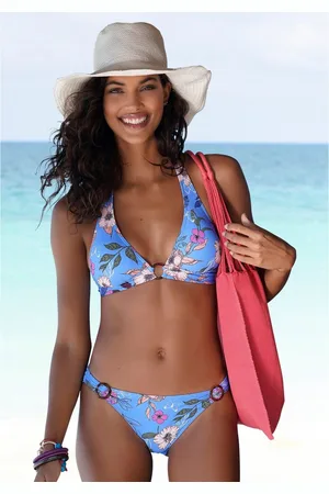 QS by s.Oliver Bikinibroekje Maya met sierringen in hoorn-look