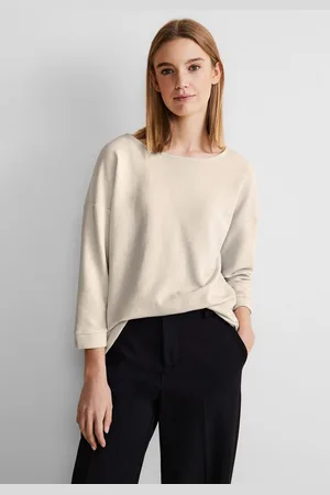 Street one Shirt met 3/4-mouwen met structuurpatroon