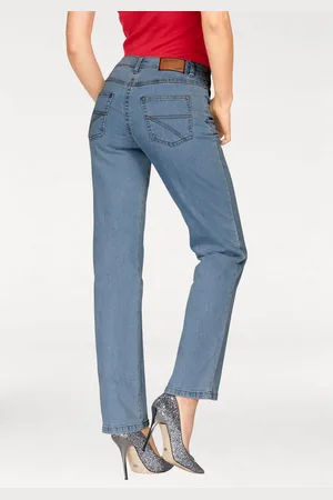 ARIZONA Rechte jeans Annett comfortabele pasvorm, 5-pocket-stijl, hoge taille