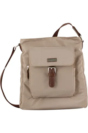 TOM TAILOR Hobo-tas Rina van lichtgewicht nylon en ingewikkeld geweven riemband