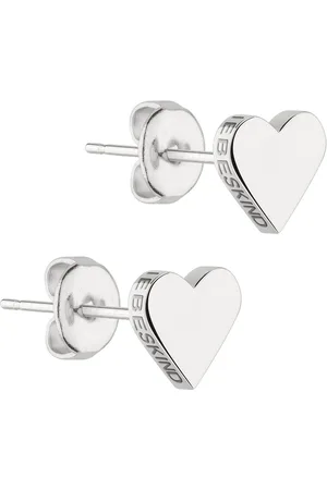 liebeskind Paar oorstekers Schmuck Geschenk Edelstahl Ohrringe Herz, LJ-0500-E-08, LJ-0501-E-08
