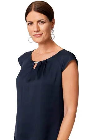 Hermann Lange Shirttop met detail aan de halslijn