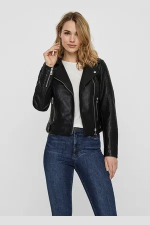 VERO MODA Imitatieleren jack VMKERRI ULTRA
