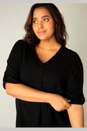 Base Level Shirtblouse Yanina met v-hals