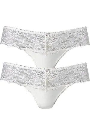Nuance String Dessous met brede kantband (2 stuks)