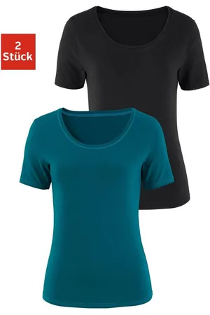 vivance collection T-shirt Elastische katoenkwaliteit (Set van 2)