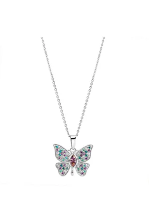 Firetti Ketting met hanger Sieraad cadeau zilver 925 halsketting vlinder