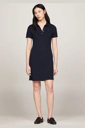 Tommy Hilfiger Polojurk 1985 SLIM PIQUE POLO DRESS SS