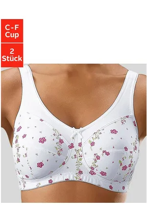 Petite Fleur Steun-bh zonder beugels, met bredere bandjes (Set van 2)