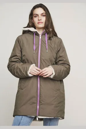 Rino & Pelle Parka met contrastkleurige details