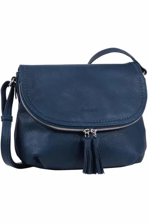TOM TAILOR Schoudertas LARY crossbody bag met modieuze kwasten aan de rits