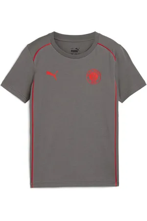 PUMA Trainingsshirt FCSP CASUALS TEE JR FC St. Pauli fanshirt 2024/2025 kinderen