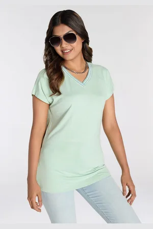 Laura Scott T-shirt met sportieve v-hals