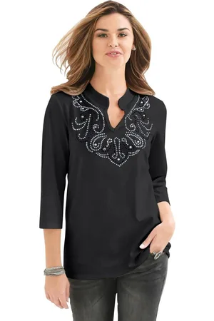 Classic Basics Shirt met 3/4-mouwen Shirt (1-delig)