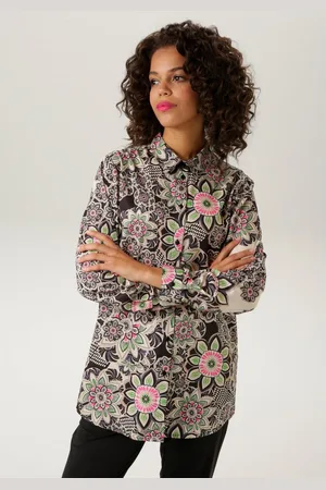 Aniston Overhemdblouse met sensationele mandala-bloemenprint