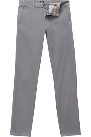 HUGO BOSS Chino tapered met boss-logo aan de achterkant