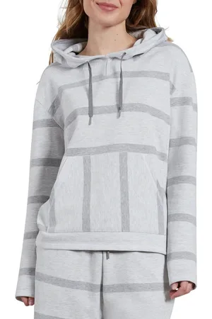 TOM TAILOR Hoodie met opvallende streepprint