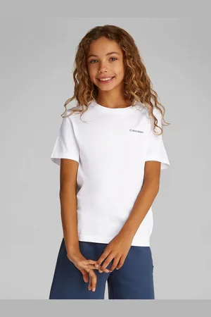 Calvin Klein T-shirt CHEST Inst.Logo Ss T-Shirt voor kinderen tot 16 jaar en met logo-opdruk