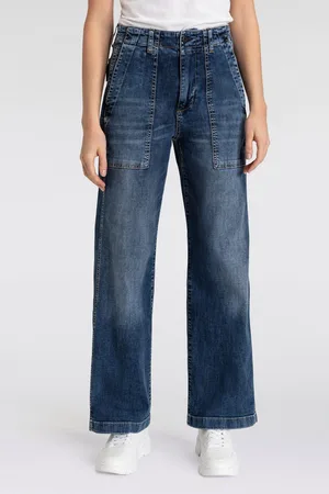 Herrlicher 5-pocket jeans Fatique Women Wide Recycled Light Denim
