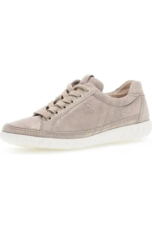 Gabor Sneakers York , vrijetijdsschoen, lage schoen, veterschoen in schoenwijdte g (=breed)