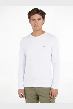 Tommy Hilfiger Shirt met lange mouwen STRETCH SLIM FIT LONG SLEEVE van biologische katoen-stretch