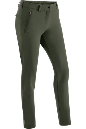 Maier Sports Functionele broek Helga slim warme dames outdoorbroek, robuuste wandelbroek, slim fit