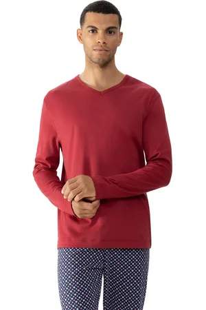 Mey Shirt met lange mouwen SOLID NIGHT T-shirt van interlock-jersey