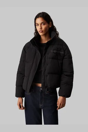 Calvin Klein Outdoorjack CHENILLE MONOLOGO PUFFER