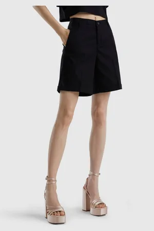 Benetton Bermuda met omslag aan de pijpen