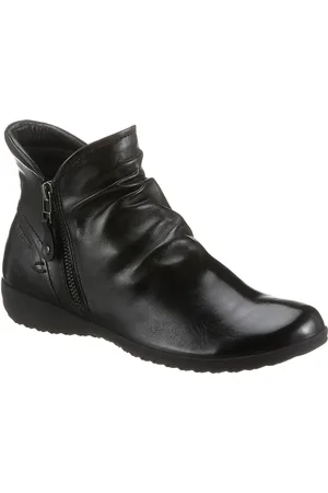 Josef Seibel Boots zonder sluiting NALY 41 Enkellaarsjes, comfortabele schoen met geplooide schacht