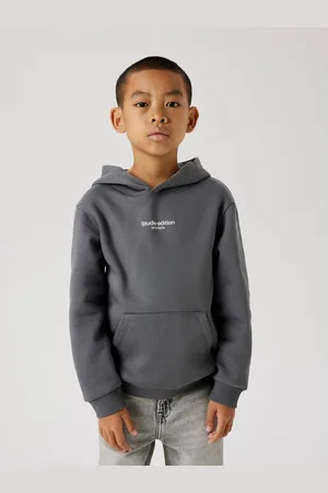 NAME IT Sweatshirt NKMBRODY LS NREG SWEAT WH BRU NOOS