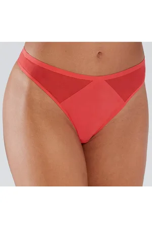 QS by s.Oliver String Louise met mesh-inzetten opzij