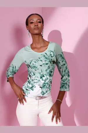 CRÉATION L Shirt met 3/4-mouwen Shirt (1-delig)