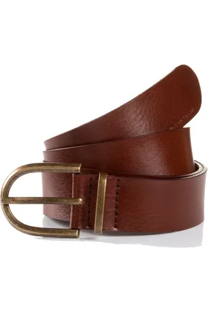 TOM TAILOR Leren riem TTSYLKE 3 cm brede damesriem, sluiting in vintage-look, puur leer