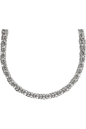 Firetti Koningsketting Sieraad cadeau roestvrijstalen halsketting 8 mm breed