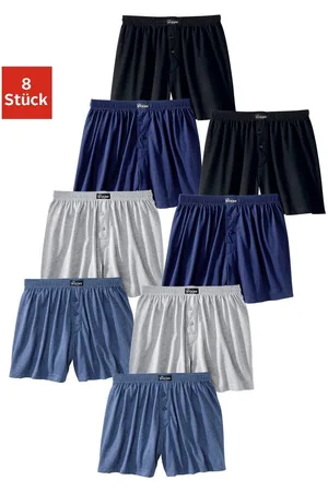 le jogger ® Wijde boxershort in prettig zachte katoenkwaliteit (set, 8 stuks)
