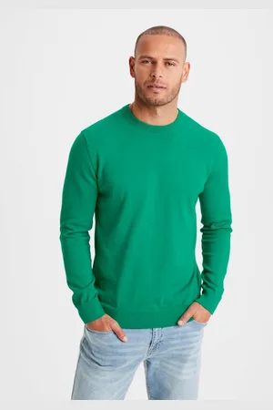 H.I.S Gebreide trui Regular fit, lange mouwen, pullover van fijn breiwerk, katoenmix