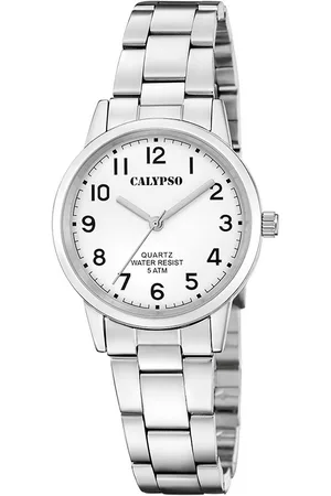 Calypso Kwartshorloge Basic Horloge, dameshorloge, stalen band, analoog