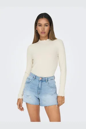 JDY Shirt met lange mouwen FRANSISKA L/S HIGHNECK TOP JRS NOOS