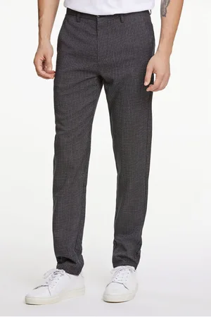 Lindbergh Chino met een modern ruitpatroon