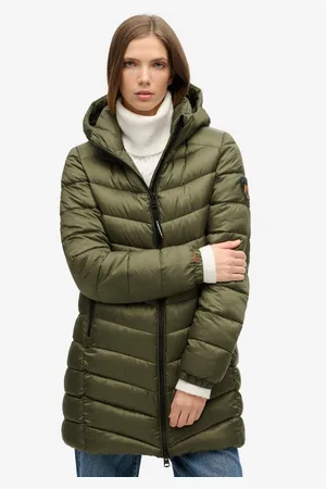Superdry Gewatteerde jas HOODED FUJI MID GEWATTEERDE JAS